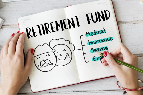 Retirement Financial Plan Risk Assessment Senior Concept